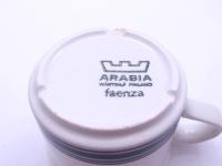 ARABIA(アラビア)/faenza(BR)/コーヒーカップ&ソーサー