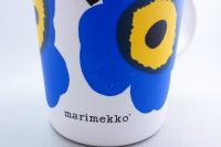 marimekko(マリメッコ)/UNIKKO(blue)/マグカップ(廃盤)