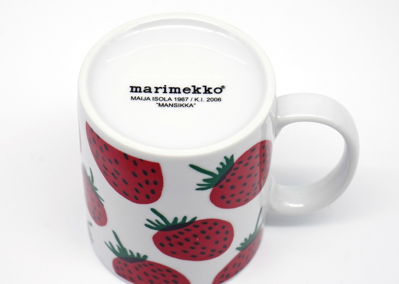 marimekko(マリメッコ)/MANSIKKA(マンシッカ, レッド)/マグカップ(廃盤) | 北欧ヴィンテージ食器＆デザイン雑貨の通販サイト  Kirsikka（キルシッカ）