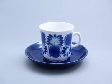 UPSALA-EKEBY GEFLE(ウプサラエクヴィ ゲフレ)/ ブルーの花/コーヒーカップ&ソーサー