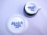 ARABIA(アラビア)/paju(ブルー)/デミタスカップ&ソーサー