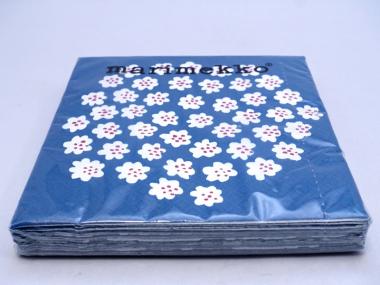 marimekko(マリメッコ)/PUKETTI(ブルー系)/ペーパーナプキン(33×33cm)