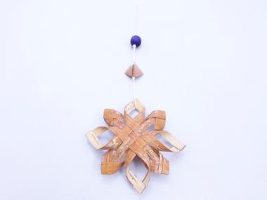 Kirsikkaオリジナル/白樺の結晶のオーナメント(紫 SS)